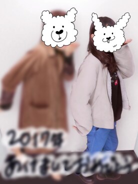 「chico_（チコ）のアイテム（ジャケット/アウター）」を使った、Ayanoさん（レディース・157cm）の冬コーディネート