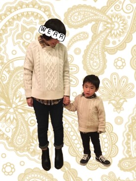 ichi☺︎araさん（レディース・152cm）の冬コーディネート