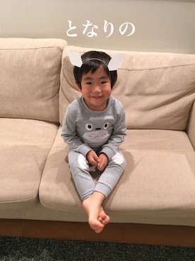「トトロ」｜「アイテム（その他）」を使った、ichi☺︎araさん（キッズ・100cm）の秋コーディネート
