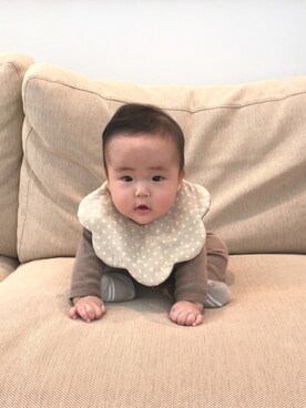 「ewers（エワーズ）のアイテム」を使った、ichi☺︎araさん（キッズ・70cm）の秋コーディネート