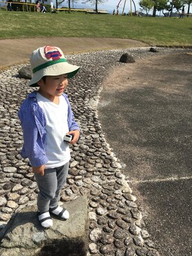 「URBAN RESEARCH（アーバンリサーチ）のアイテム（パンツ）」を使った、ichi☺︎araさん（キッズ・100cm）の春コーディネート