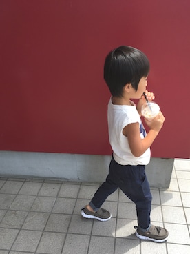 「5歳」｜「アイテム（ローファー）」を使った、ichi☺︎araさん（キッズ・100cm）の夏コーディネート