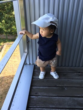 ichi☺︎araさん（キッズ・100cm）の夏コーディネート