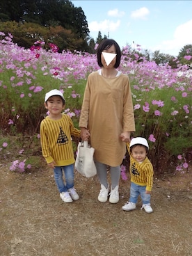 「JOURNAL STANDARD（ジャーナルスタンダード）のアイテム（ワンピース）」を使った、ichi☺︎araさん（キッズ・100cm）の秋コーディネート