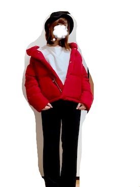 赤ダウン のレディース人気ファッションコーディネート Wear