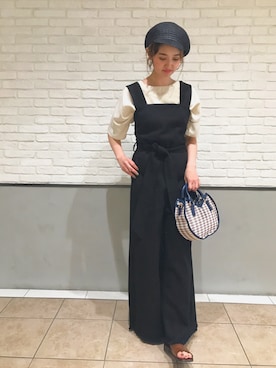 nano・universe 札幌ステラプレイス STAFFさん(レディース・160cm)の夏コーディネート