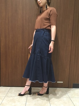 nano・universe 札幌ステラプレイス STAFFさん(レディース・160cm)の夏コーディネート