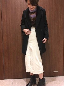 nano・universe 札幌ステラプレイス STAFFさん(レディース・160cm)の秋コーディネート