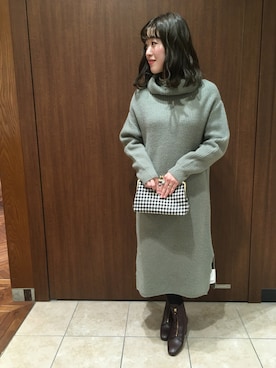 「BAUM UND PFERDGARTEN（バウムウンドヘルガーデン）のアイテム」を使った、nano・universe 札幌ステラプレイス STAFFさん（レディース・160cm）の秋コーディネート