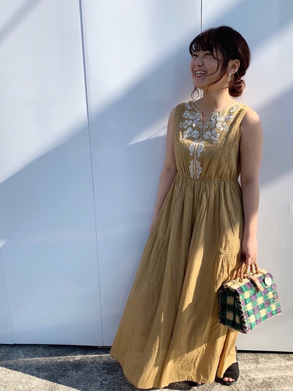 美品 ヌキテパ 25SS コットン ボイル スリーブレス ドレス ワンピース NE QUITTEZ PAS!（ヌキテパ）の「NE QUITTEZ PAS/コットンボイル