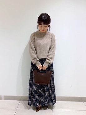 nano・universe 札幌ステラプレイス STAFFさん(レディース・147cm)の秋コーディネート