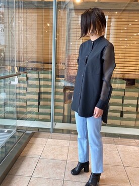 nano・universe 札幌ステラプレイス STAFFさん（レディース・160cm）の春コーディネート