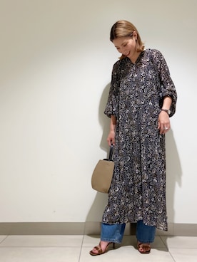 nano・universe 札幌ステラプレイス STAFFさん（レディース・164cm）の夏コーディネート