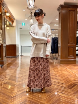 nano・universe 札幌ステラプレイス STAFFさん(レディース・158cm)の秋コーディネート