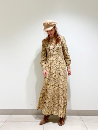 【極美品】ヌキテパ FINE CRAPE FLOWER DRESS ワンピース 極美品】ヌキテパ FINE CRAPE FLOWER DRESS ワンピース - メルカリ