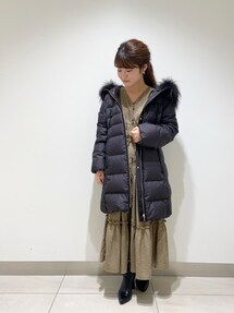 西川ダウン/ラクーンファーロングダウン　ナノユニバース 楽天市場】【SALE／20%OFF】西川ダウン/ラクーンファーロング
