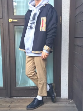 Shuさん（メンズ・167cm）の冬コーディネート