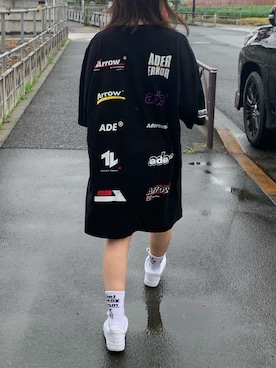 「ADER error（アーダーエラー）のアイテム（ワンピース/ドレス）」を使った、フウカさん（レディース・161cm）の夏コーディネート