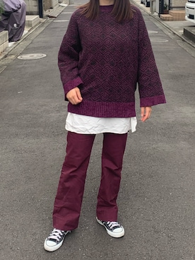 フウカさん（レディース・161cm）の秋コーディネート