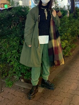 フウカさん（レディース・161cm）の冬コーディネート