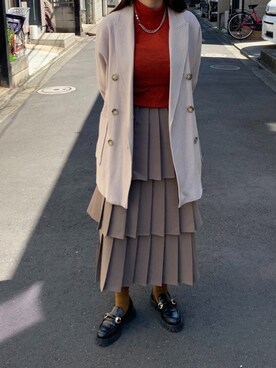 フウカさん（レディース・161cm）の春コーディネート