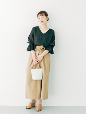 Hamaさん（レディース・164cm）の夏コーディネート