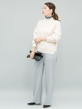 「URBAN RESEARCH ROSSO WOMEN（アーバンリサーチ　ロッソ）のアイテム（財布/小物）」を使った、Hamaさん（レディース・164cm）の秋コーディネート