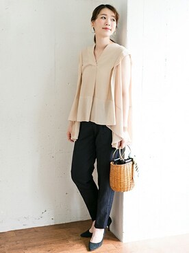 Hamaさん（レディース・164cm）の春コーディネート