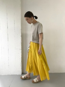 「URBAN RESEARCH ROSSO WOMEN（アーバンリサーチ　ロッソ）のアイテム（サンダル）」を使った、Hamaさん（レディース・164cm）の春コーディネート