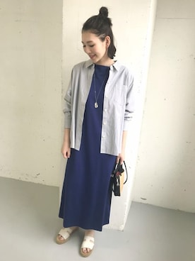「URBAN RESEARCH ROSSO WOMEN（アーバンリサーチ　ロッソ）のアイテム（サンダル）」を使った、Hamaさん（レディース・164cm）の春コーディネート