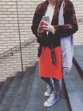 「DRIES VAN NOTEN（ドリスヴァンノッテン）のアイテム（その他アウター）」を使った、kilico. 宇津木明子さん（レディース・158cm）の春コーディネート