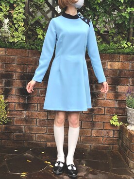 ワンピースを使った 60年代 のレディース人気ファッションコーディネート Wear