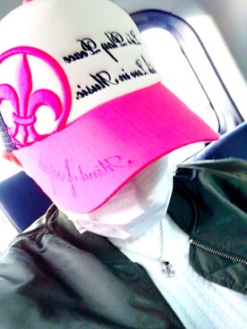 Chrome Hearts クロムハーツ のキャップ ピンク系 を使った人気ファッションコーディネート Wear