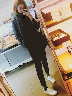 「GIVENCHY（ジバンシイ）のアイテム（スリッポン）」を使った、7777777鱼さん（レディース・174cm）の秋コーディネート