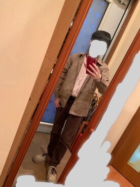 「NAVAL（ナバル）のアイテム（ジャケット/アウター）」を使った、Ryoheiさん（メンズ・163cm）の春コーディネート