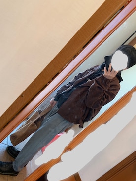 「ZIP FIVE（ジップファイブ）のアイテム（ライダースジャケット）」を使った、Ryoheiさん（メンズ・163cm）の春コーディネート