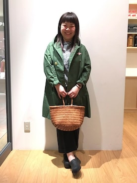 「GALLEGO DESPORTES」｜「アイテム（その他アウター）」を使った、くぼたさん（レディース・153cm）の冬コーディネート