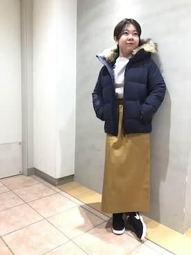 「DESCENTE（デサント）のアイテム」を使った、くぼたさん（レディース・153cm）の夏コーディネート