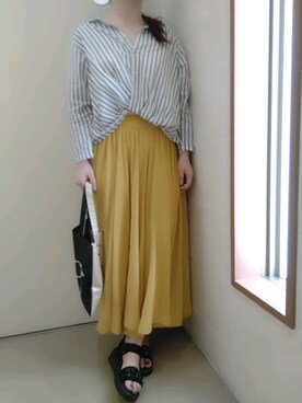 にゃっつん。さん（レディース・164cm）の春コーディネート