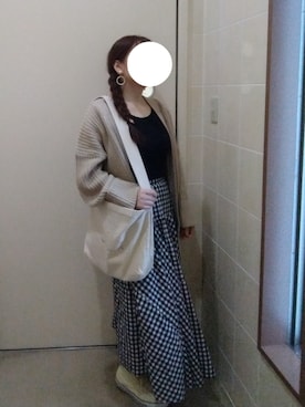 「アイテム（タンクトップ）」を使った、にゃっつん。さん（レディース・164cm）の春コーディネート