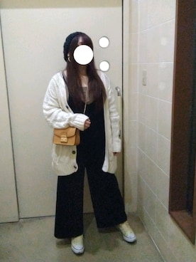 「fifth（フィフス）のフラップチェーンショルダーバッグ（ショルダーバッグ）」を使った、にゃっつん。さん（レディース・164cm）の冬コーディネート