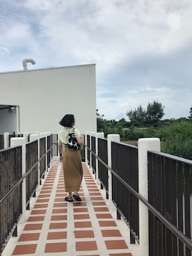 「Lee（リー）のアイテム（シャツ/ブラウス）」を使った、🇹🇼11さん（レディース・165cm）の夏コーディネート