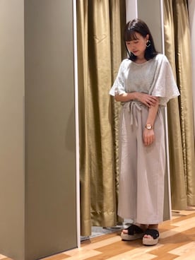 Sakuさん（レディース・160cm）の夏コーディネート