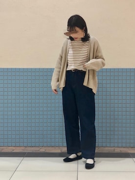 「カンフーシューズ」｜Sakuさん（レディース・160cm）の秋コーディネート