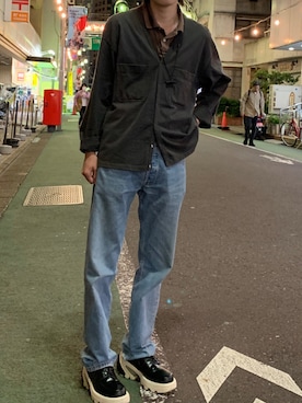 「tone（トーン）のアイテム（ジャケット/アウター）」を使った、s0s9s0s9さん（メンズ・173cm）の秋コーディネート
