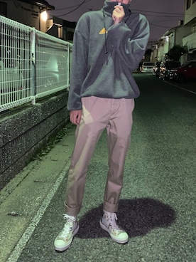 「Gosha Rubchinskiy（ゴーシャラブチンスキー）のアイテム（その他トップス）」を使った、s0s9s0s9さん（メンズ・173cm）の秋コーディネート