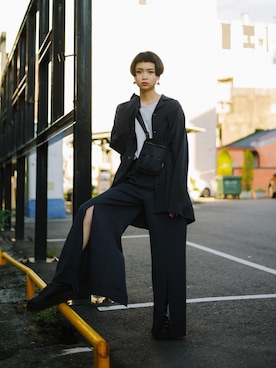「TRAN泉（トラン）のアイテム（ジャケット/アウター）」を使った、CAN さん（レディース・164cm）の夏コーディネート