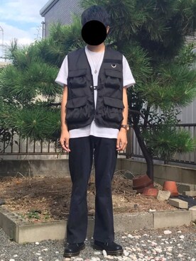 「kutir（クティール）のアイテム（その他アウター）」を使った、SuZuAさん（メンズ・170cm）の秋コーディネート