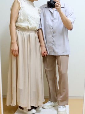 「one way（ワンウェイ）のアイテム」を使った、SuZuAさん（メンズ・160cm）の夏コーディネート