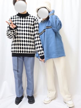 「one after another NICE CLAUP（ワンアフターアナザーナイスクラップ）のアイテム」を使った、SuZuAさん（メンズ・160cm）の秋コーディネート